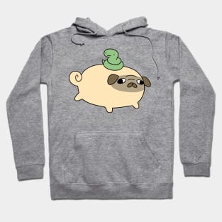 Chubby Pug and Little Snake Hoodie